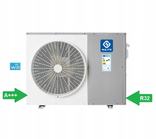 TEPELNÉ ČERPADLO A+++ 10 kW WI-FI R32 NULITE NOVÁ ENERG.